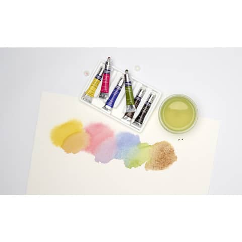 Acquarello fine Cotman in tubetti da 8 ml - 6 colori assortiti - 0390635